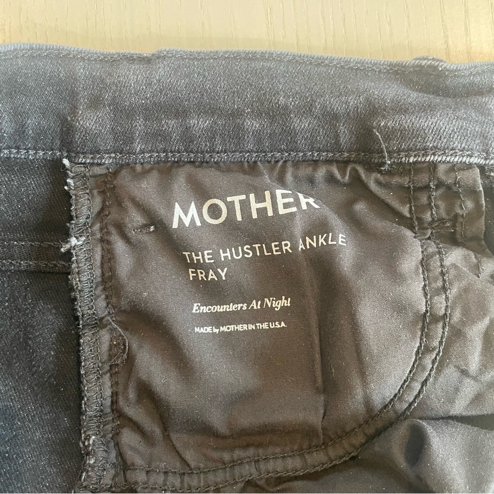 MOTHER The Hustler Ankle Fray Jeans (Encounters at Night) - 29 - Picture 11 of 13